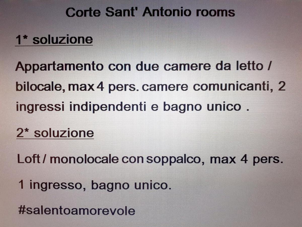 Corte Sant'Antonio Rooms Martano Luaran gambar